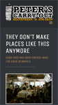 Mobile Screenshot of peterscarryout.com